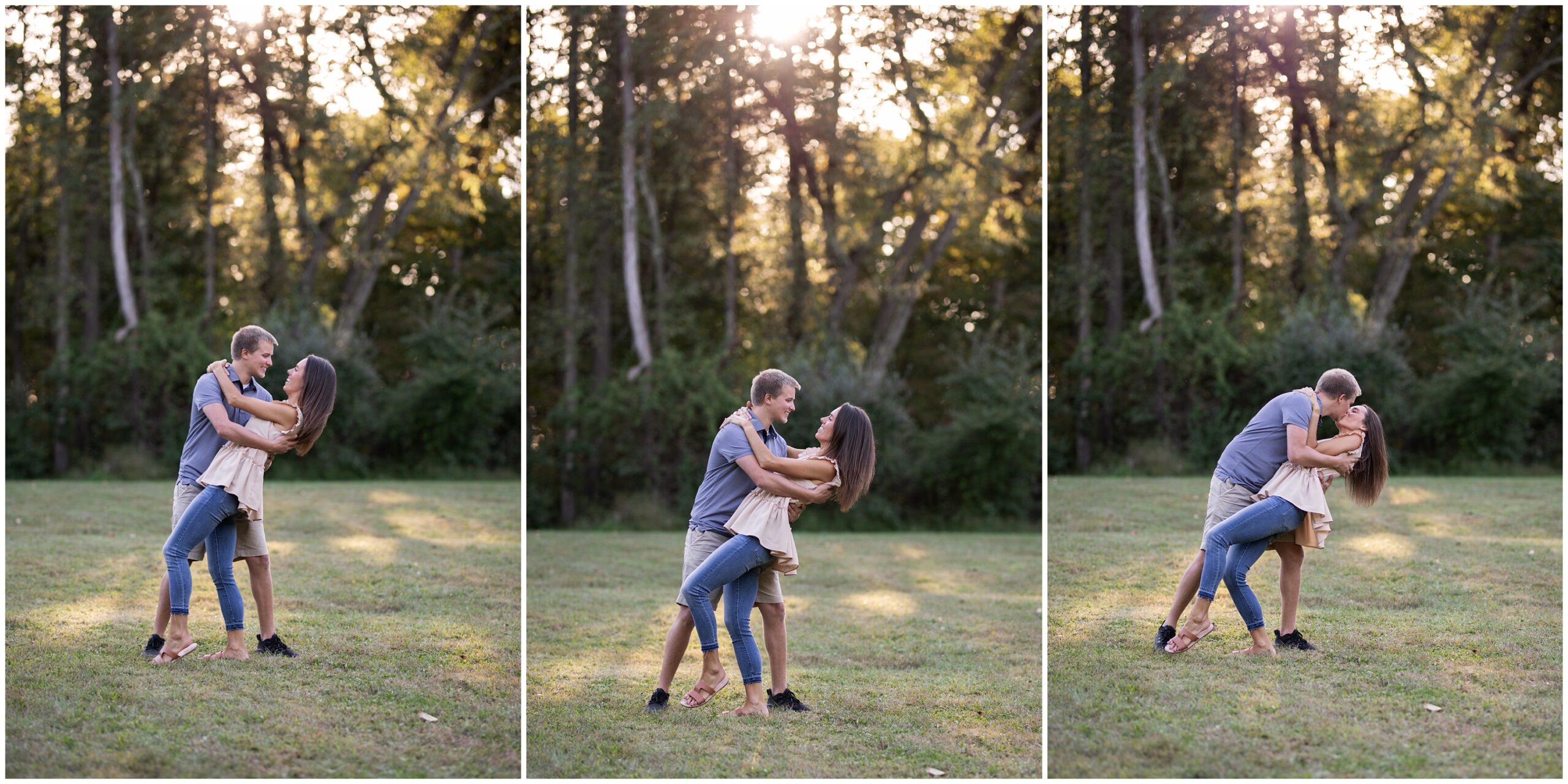 Deer Lakes Park Engagement Session - Tarentum, PA - by Wedding and Engagement Photographer Acevedo Weddings