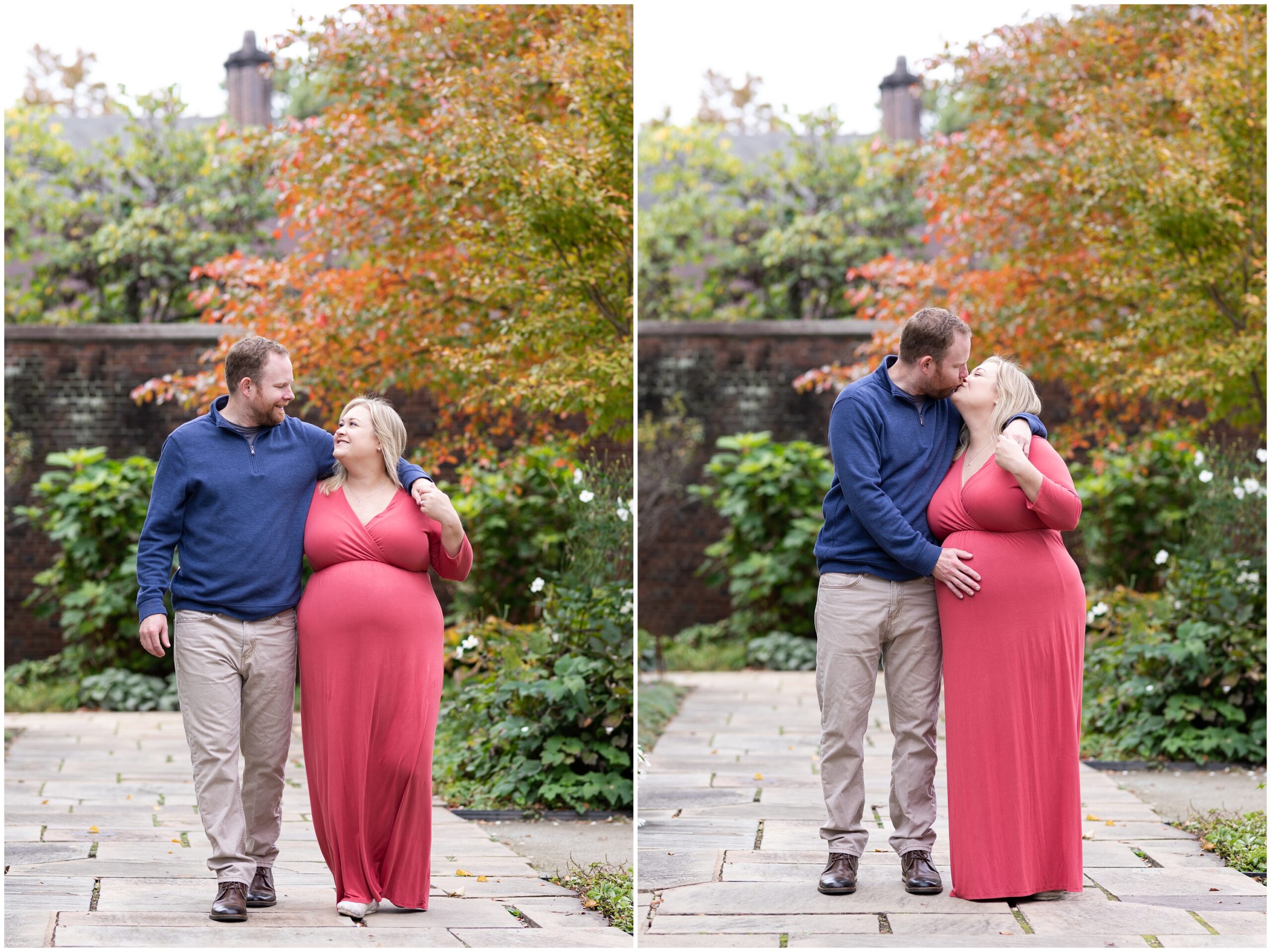 Fall Maternity Session at Mellon Park in Pittsburgh PA by Pittsburgh Maternity Photographer Acevedo Weddings