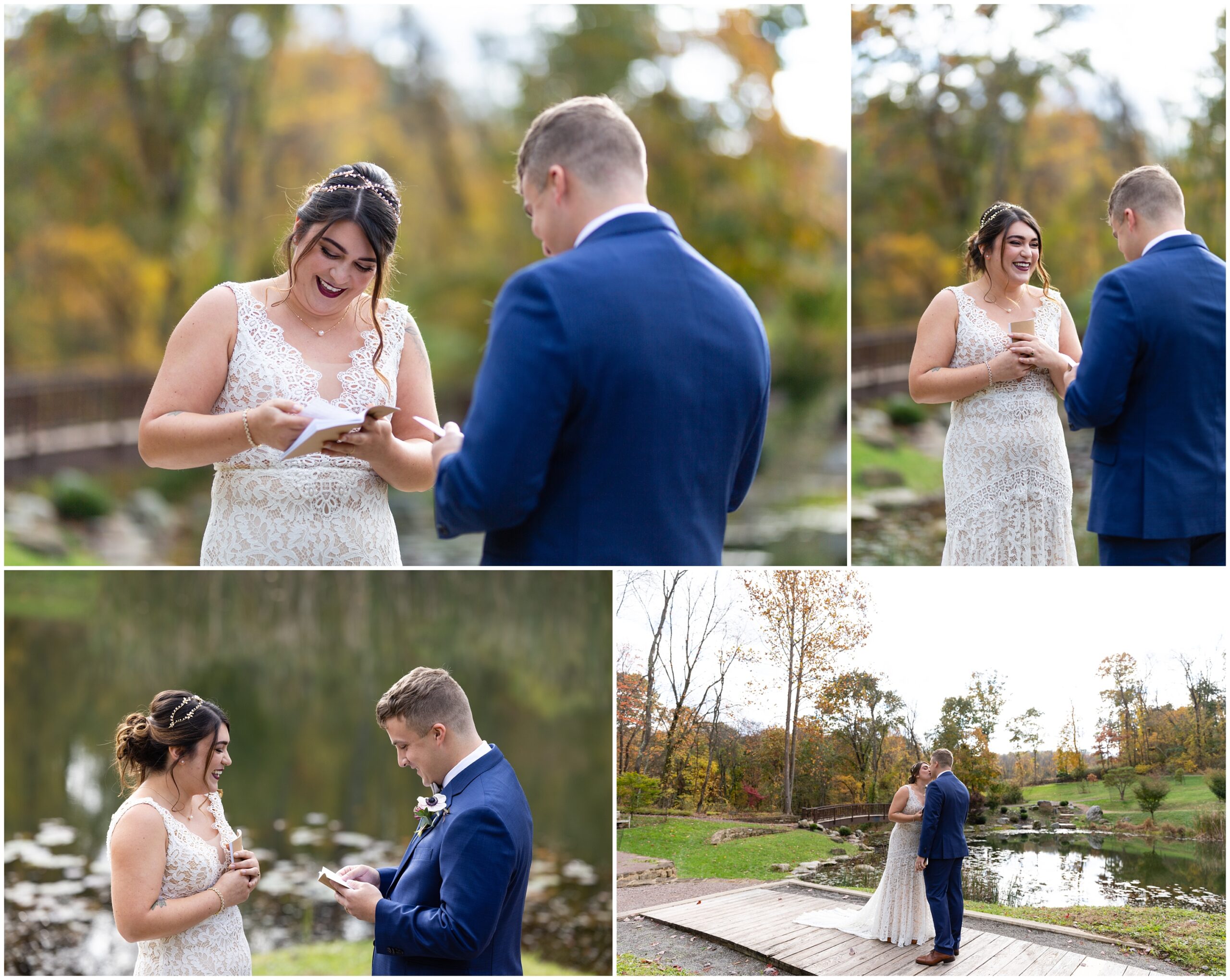 Pittsburgh Botanic Garden Fall Wedding photographed by Pittsburgh Wedding Photographer Acevedo Weddings