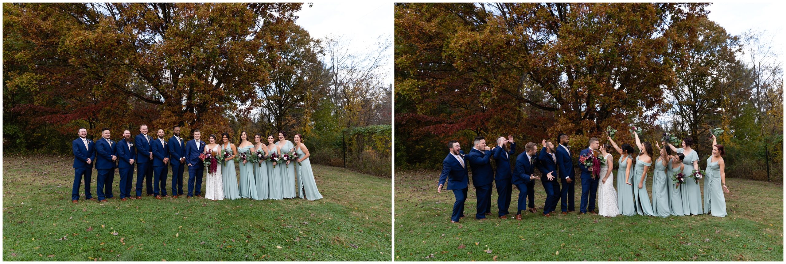 Pittsburgh Botanic Garden Fall Wedding photographed by Pittsburgh Wedding Photographer Acevedo Weddings