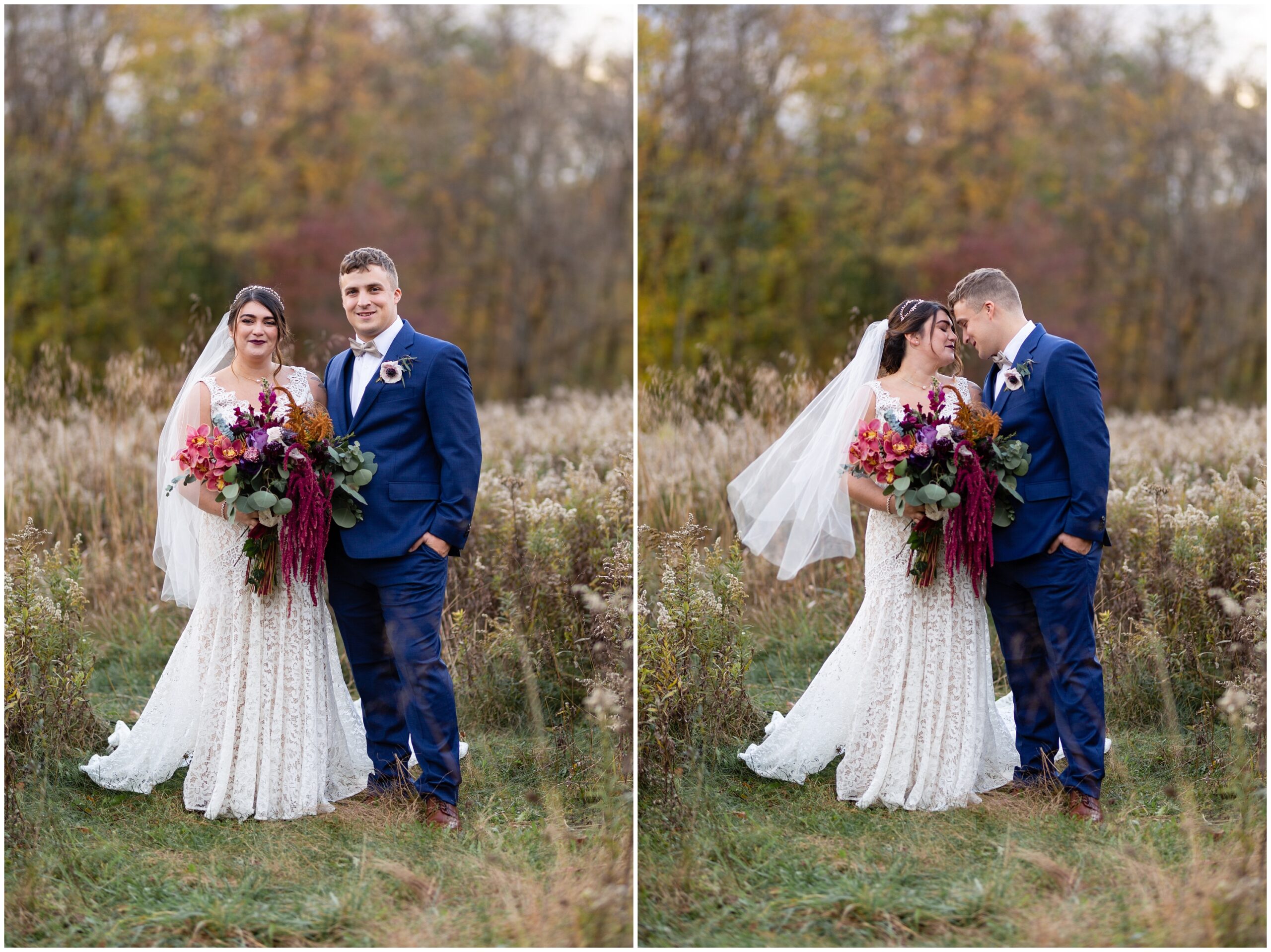 Pittsburgh Botanic Garden Fall Wedding photographed by Pittsburgh Wedding Photographer Acevedo Weddings