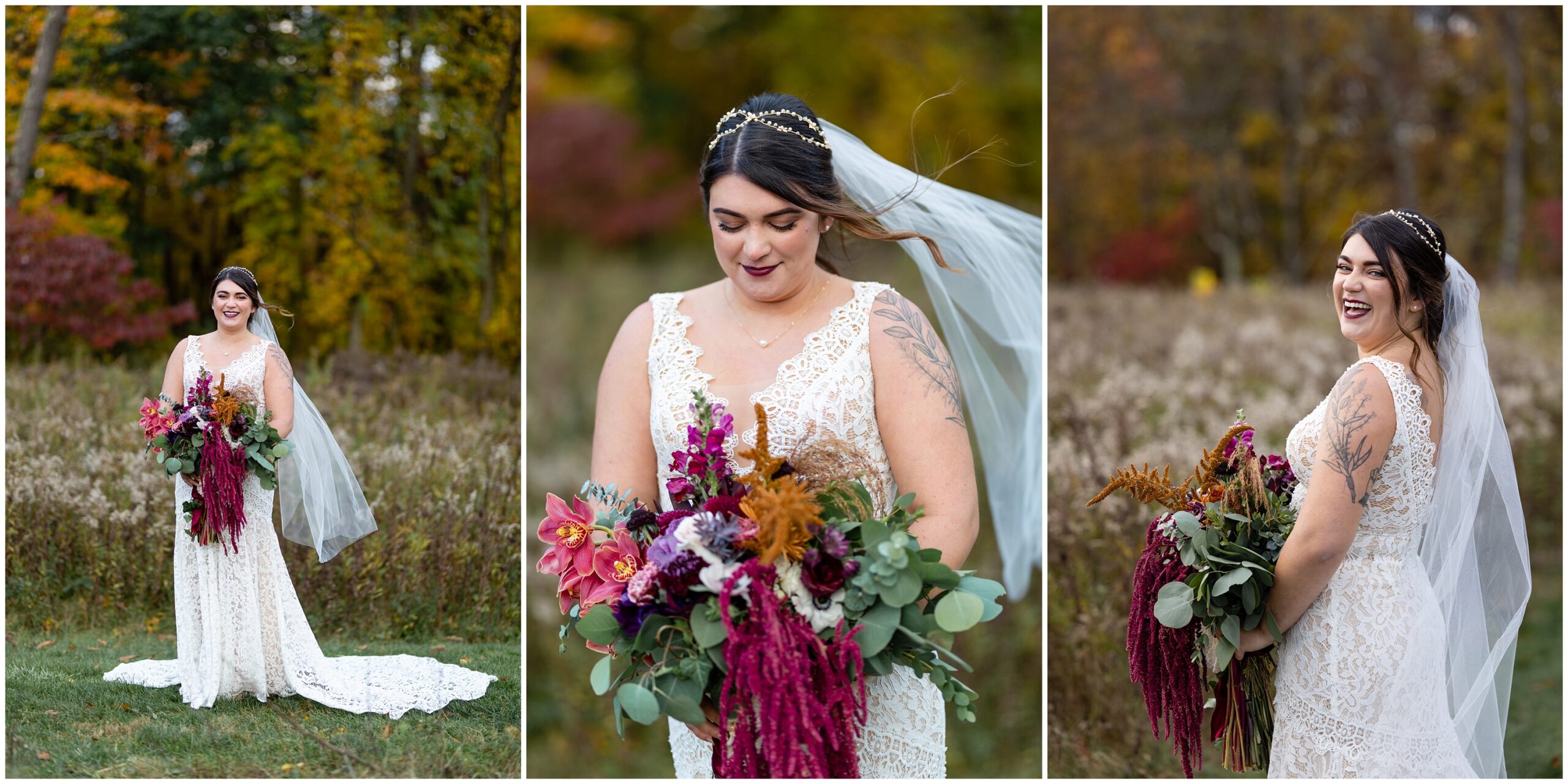 Pittsburgh Botanic Garden Fall Wedding photographed by Pittsburgh Wedding Photographer Acevedo Weddings