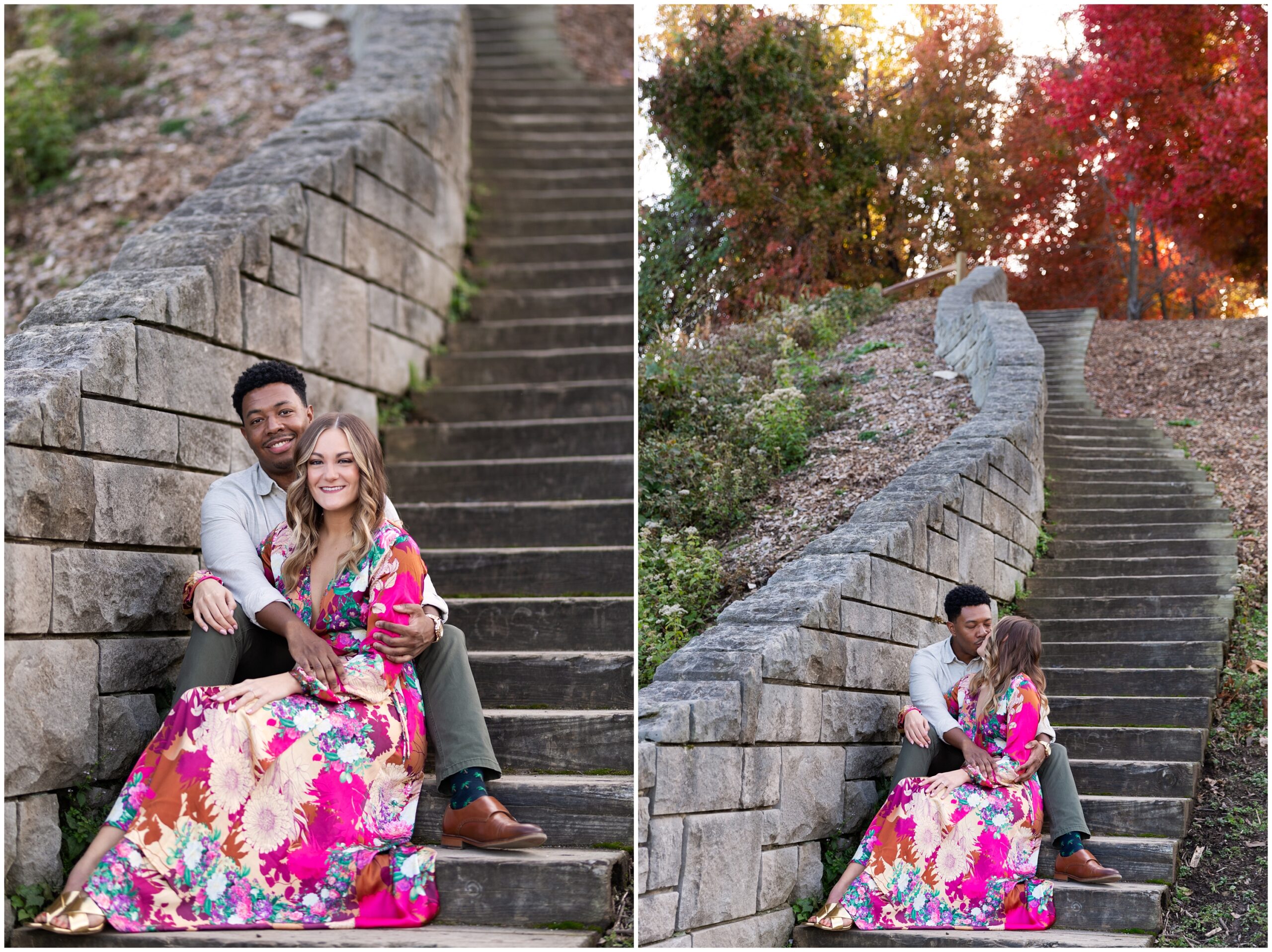 Herrs Island, Washington's Landing Fall Engagement Session in Pittsburgh PA by Pittsburgh Wedding Photographer Acevedo Weddings