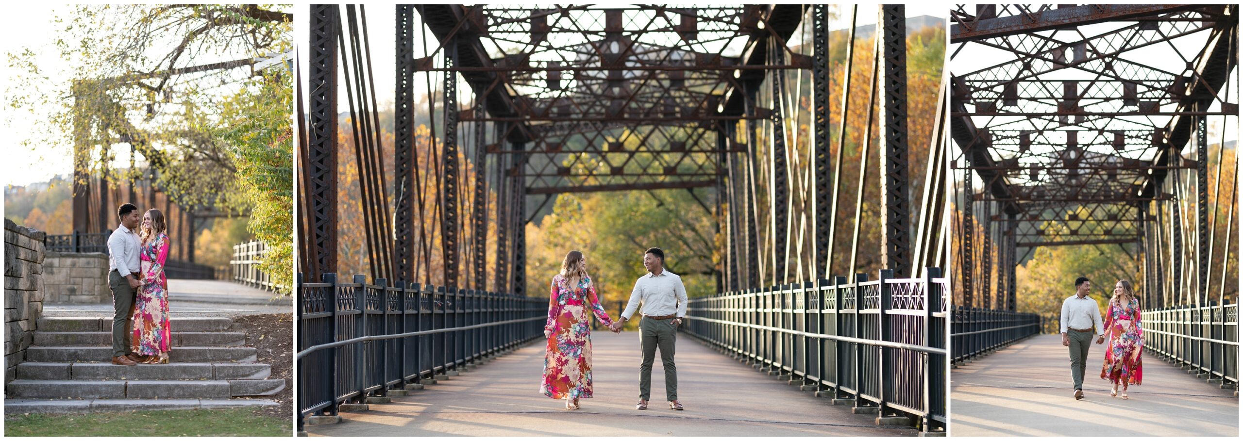 Herrs Island, Washington's Landing Fall Engagement Session in Pittsburgh PA by Pittsburgh Wedding Photographer Acevedo Weddings