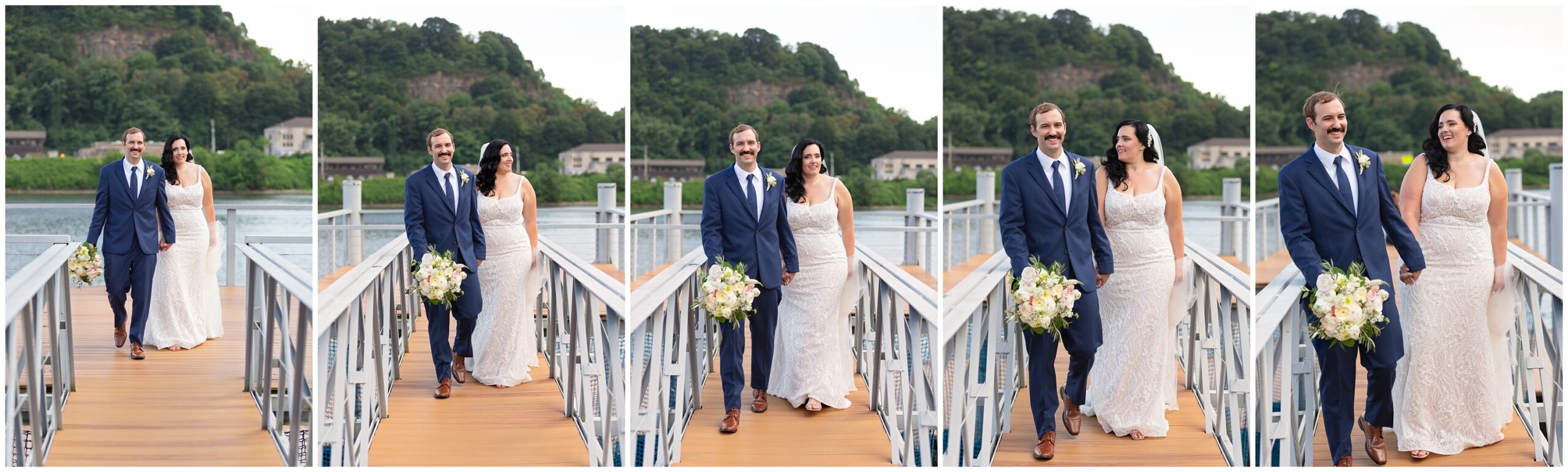 Riverfront Weddings in Aspinwall - Pittsburgh Wedding by Pittsburgh Wedding Photographer Acevedo Weddings