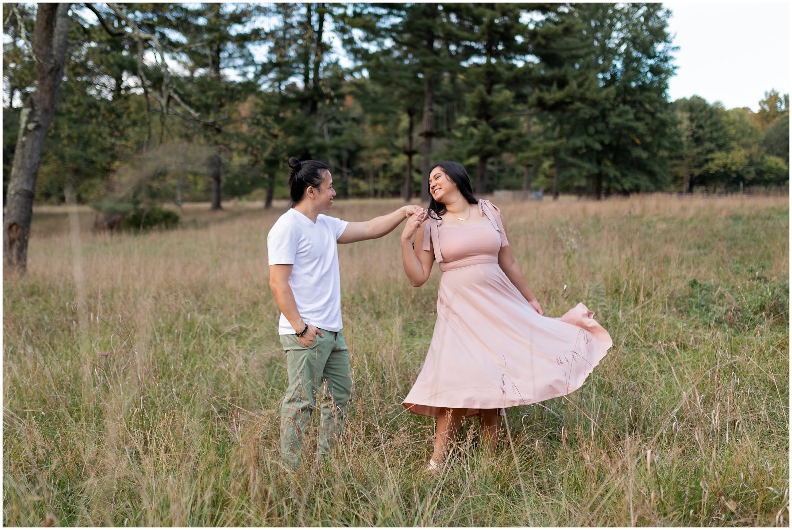 Fall North Park Engagement Session in Pittsburgh, PA Photographed by Pittsburgh Wedding & Engagement Photographer Acevedo Weddings