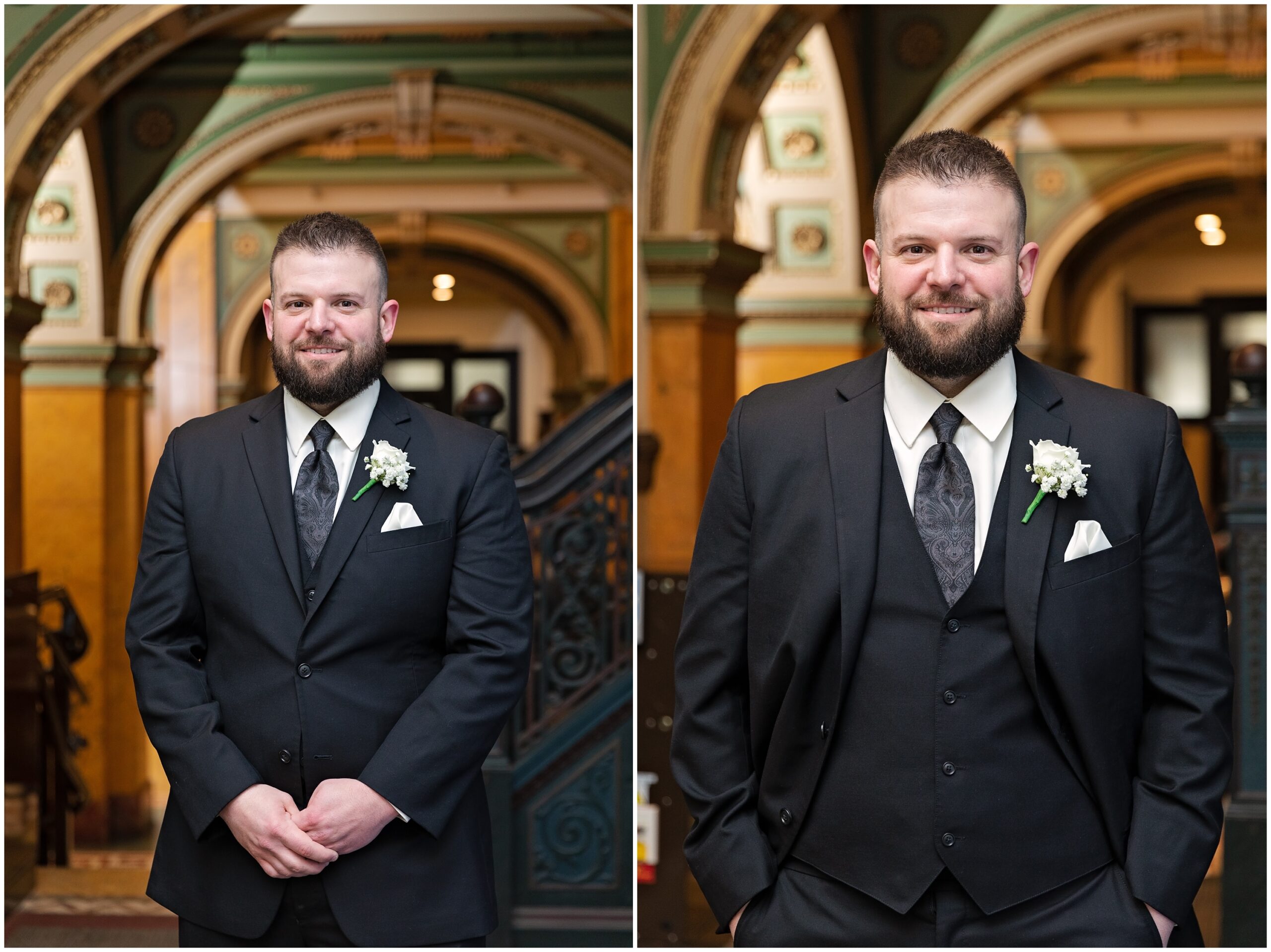 Grand Concourse Pittsburgh Elopement Photographed by Pittsburgh Wedding Photographer Acevedo Weddings