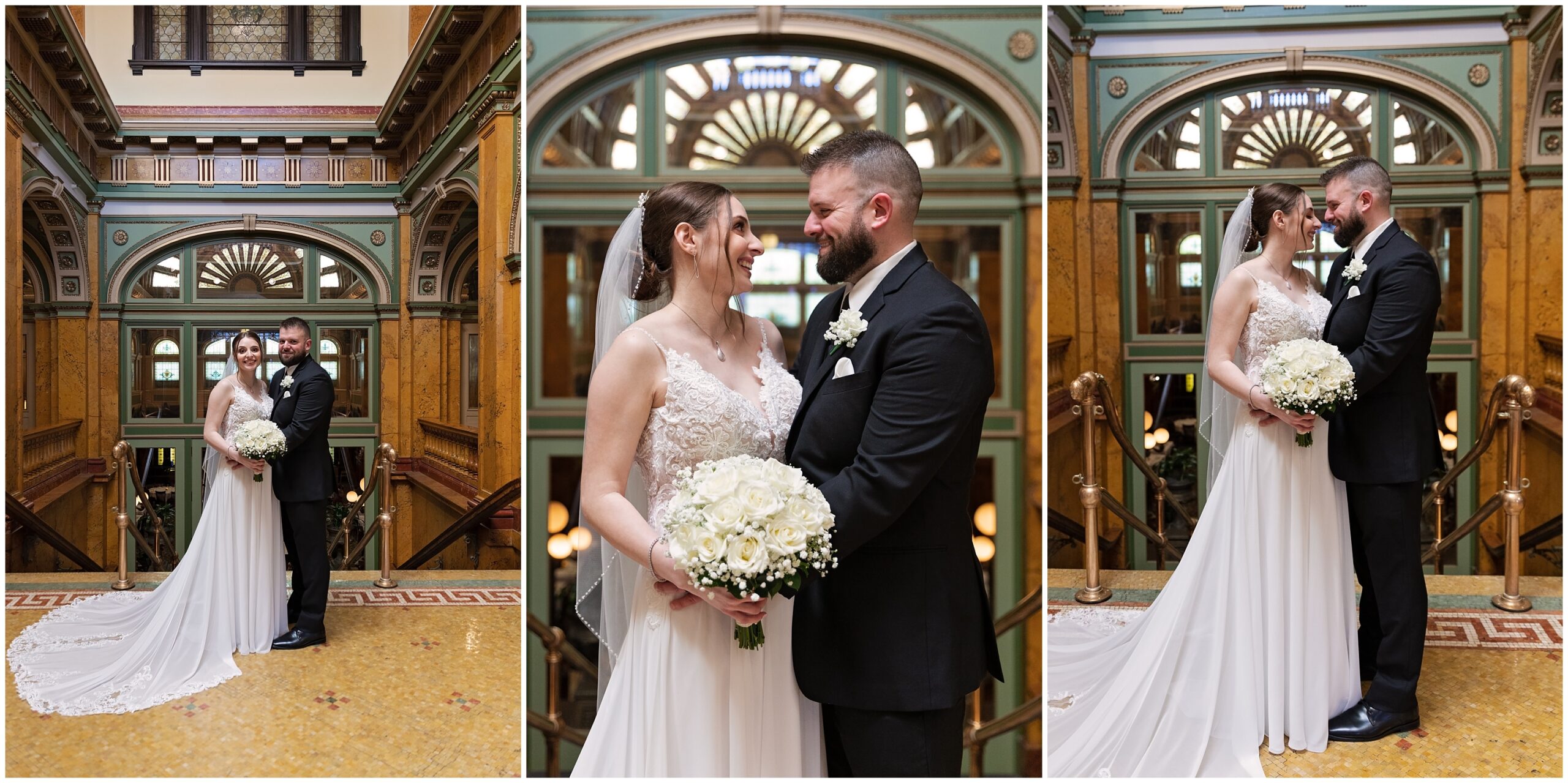 Grand Concourse Pittsburgh Elopement Photographed by Pittsburgh Wedding Photographer Acevedo Weddings