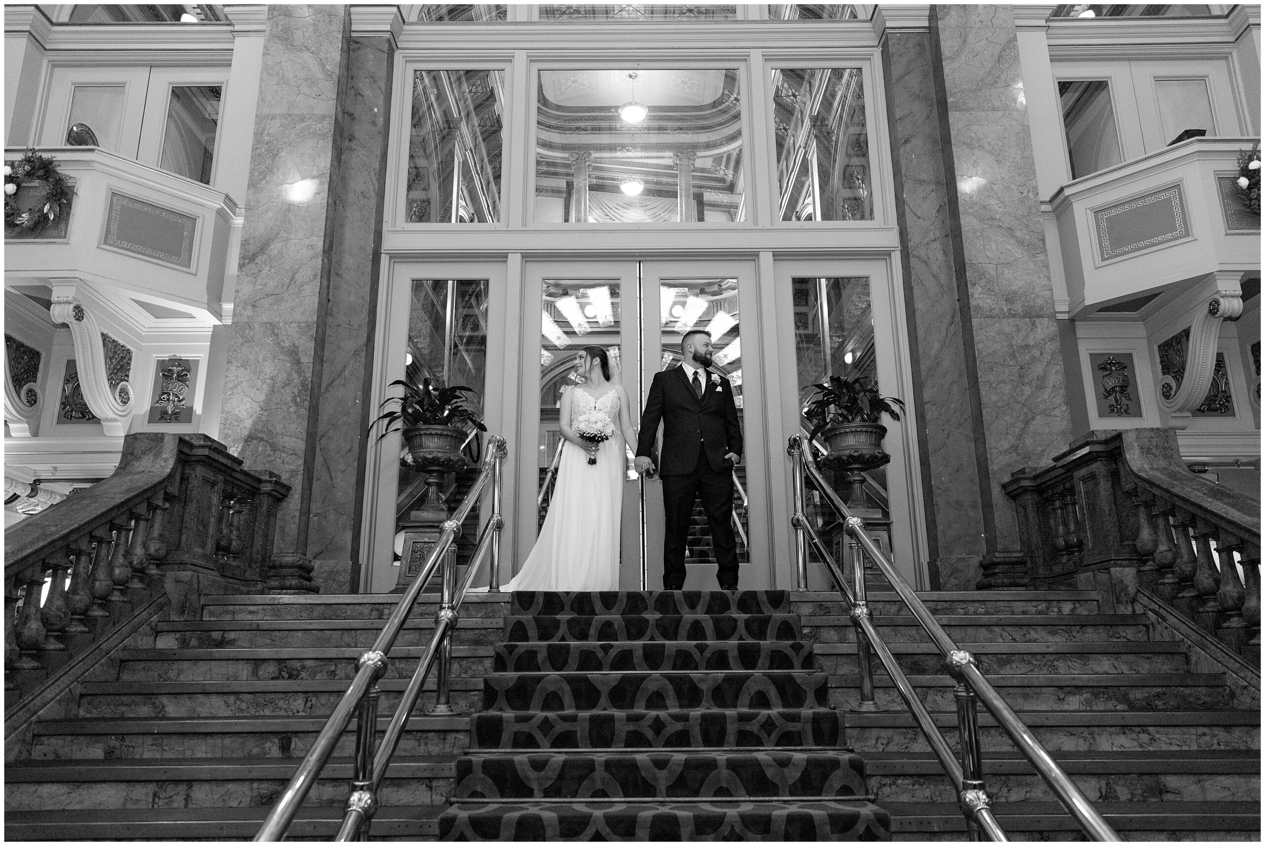 Grand Concourse Pittsburgh Elopement Photographed by Pittsburgh Wedding Photographer Acevedo Weddings