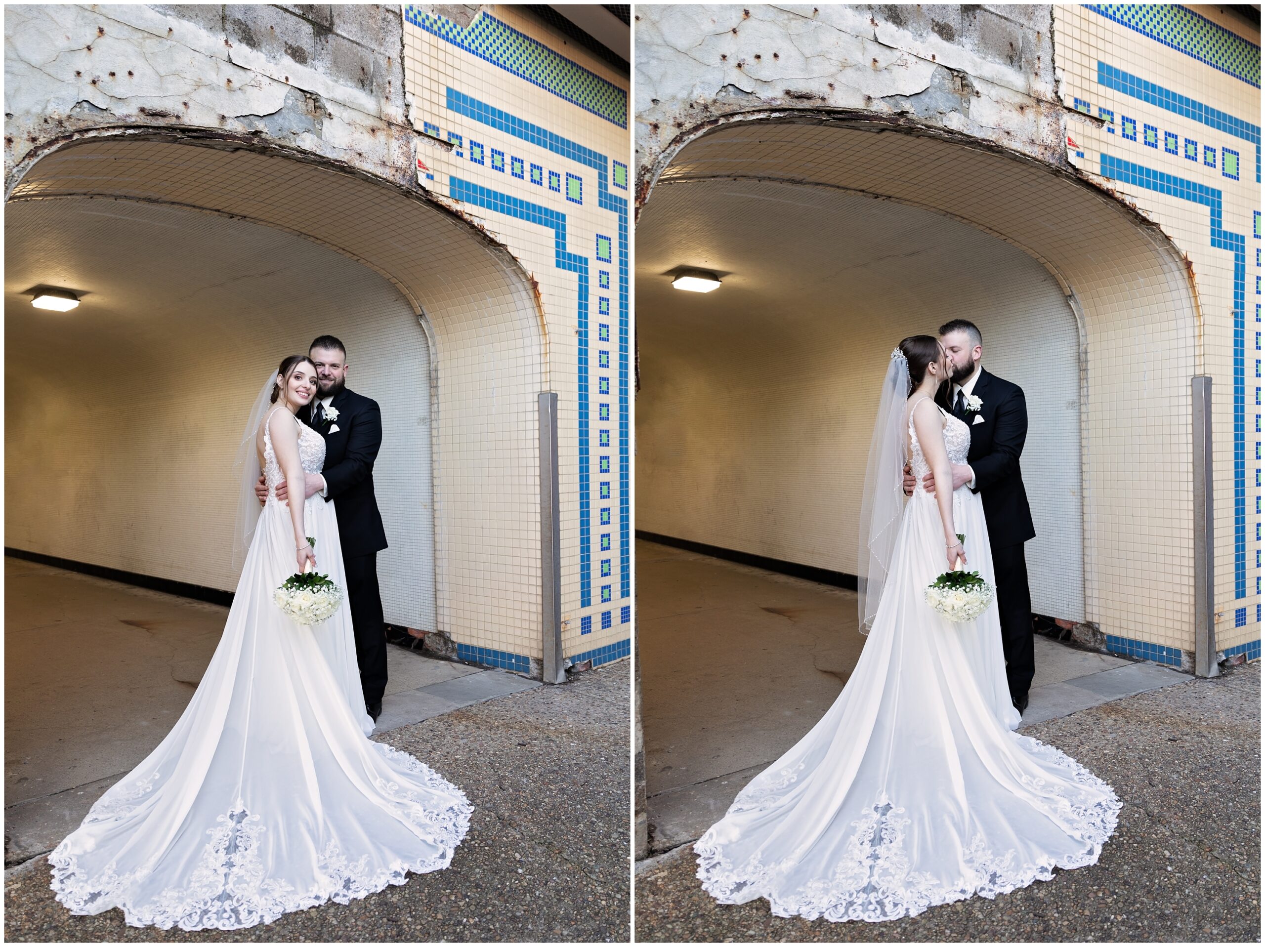 Grand Concourse Pittsburgh Elopement Photographed by Pittsburgh Wedding Photographer Acevedo Weddings