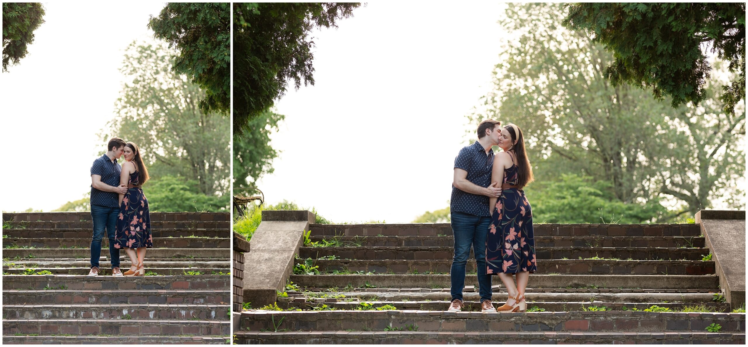 Mellon Park Engagement Session in Pittsburgh, PA photographed by Pittsburgh Wedding Photographer Acevedo Weddings
