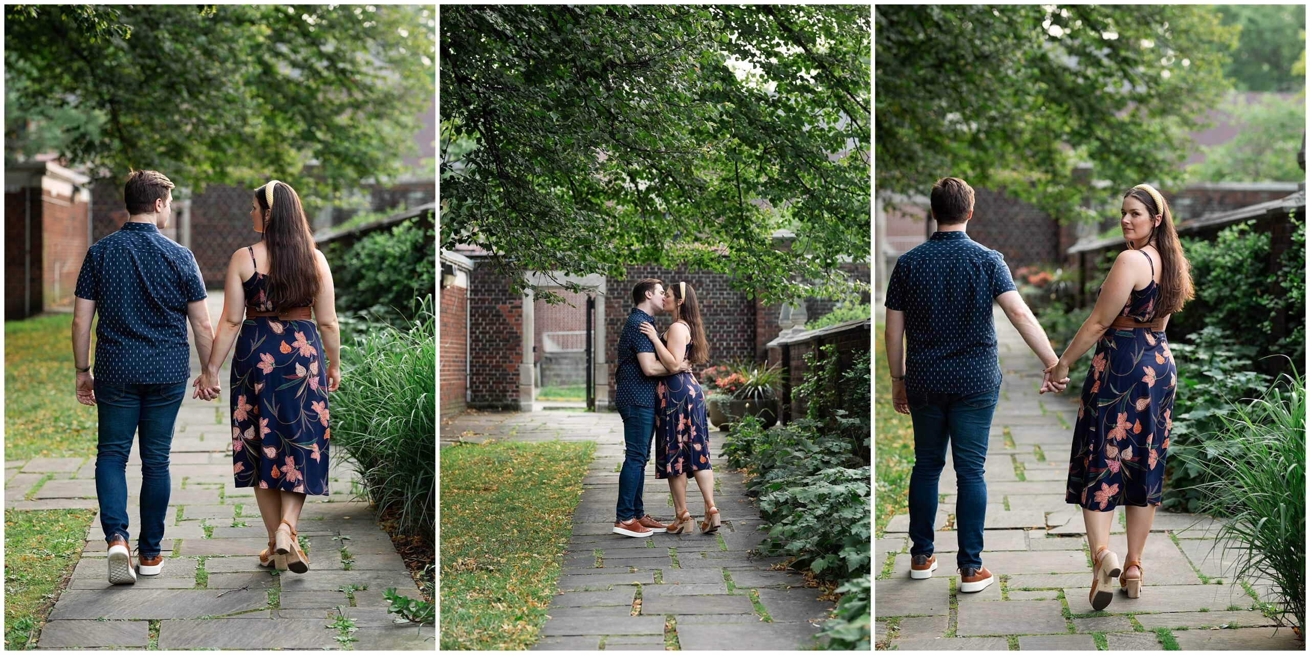 Mellon Park Engagement Session in Pittsburgh, PA photographed by Pittsburgh Wedding Photographer Acevedo Weddings