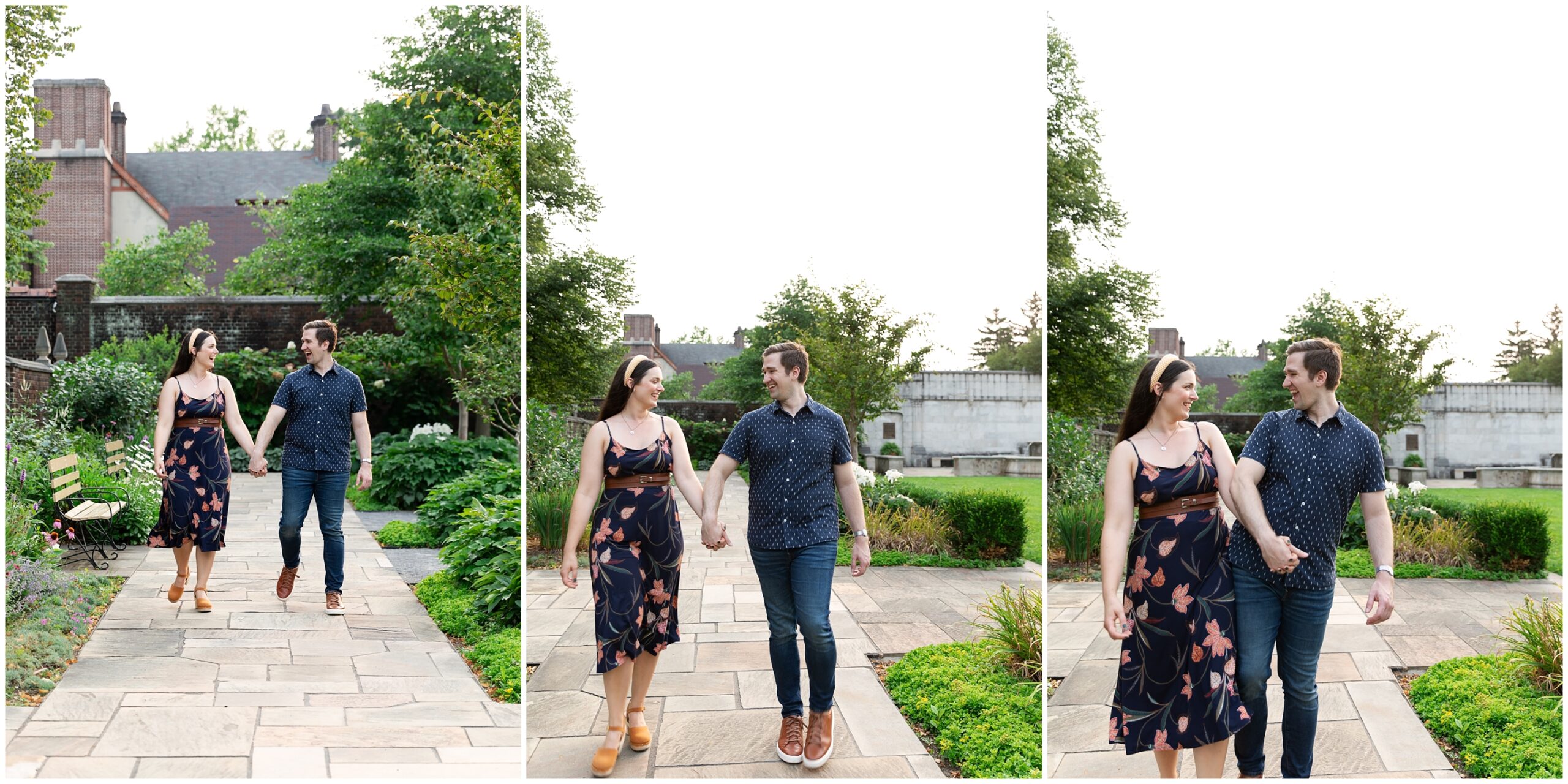 Mellon Park Engagement Session in Pittsburgh, PA photographed by Pittsburgh Wedding Photographer Acevedo Weddings