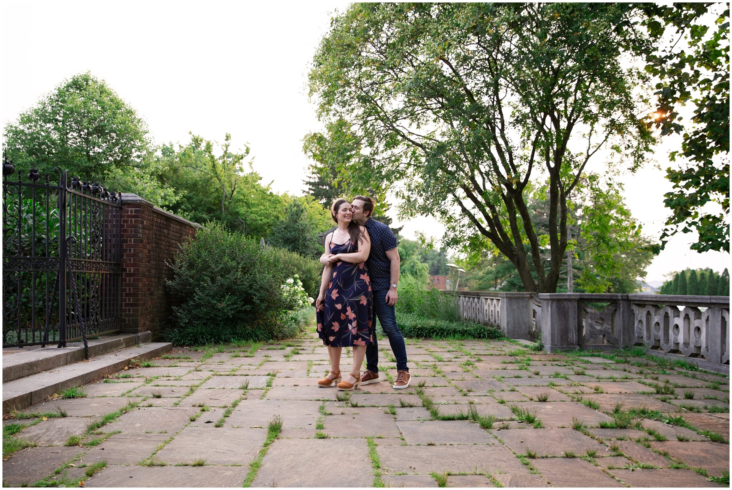 Mellon Park Engagement Session in Pittsburgh, PA photographed by Pittsburgh Wedding Photographer Acevedo Weddings