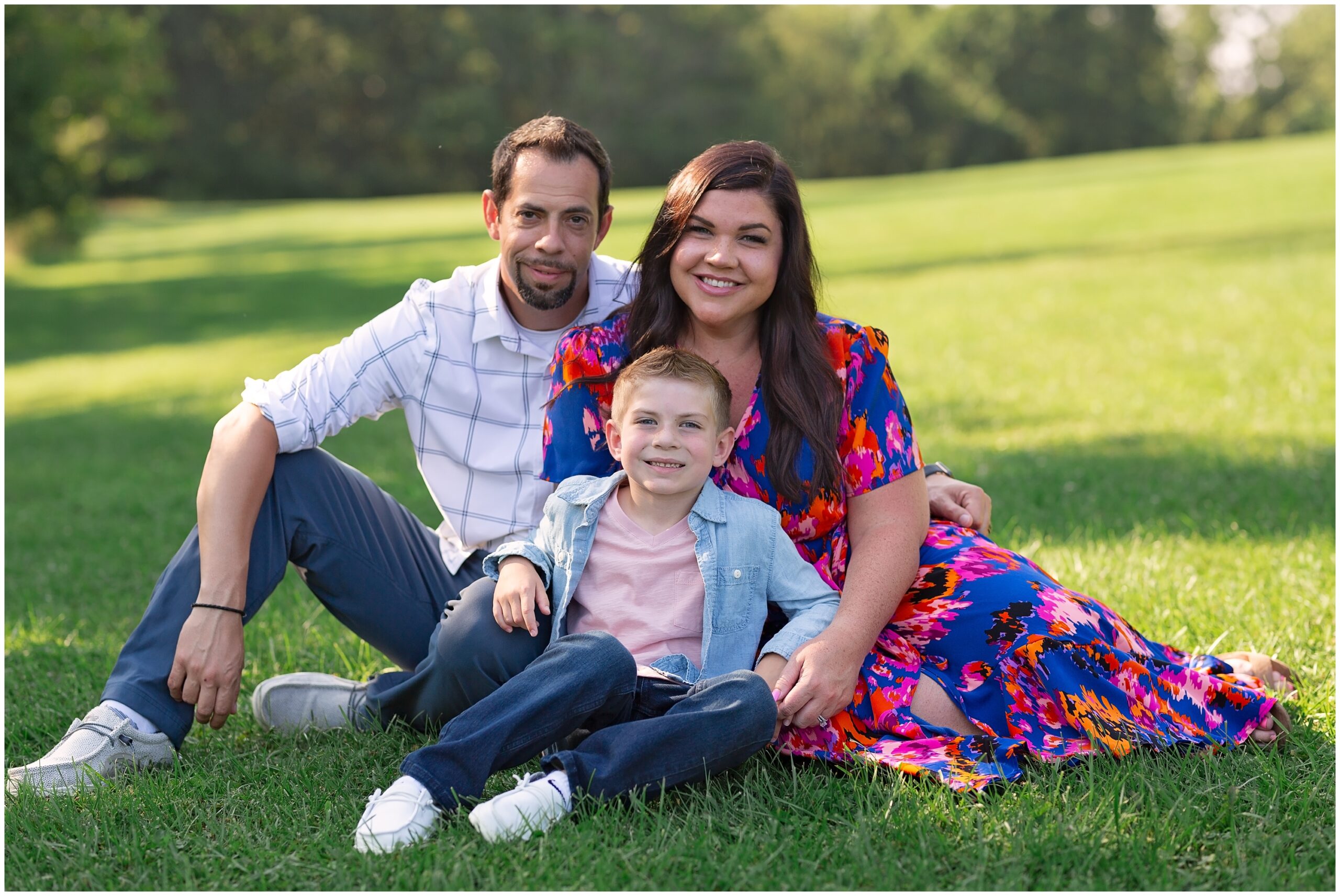 Outdoor Family Portrait Session in Boyce Park located in Plum, PA