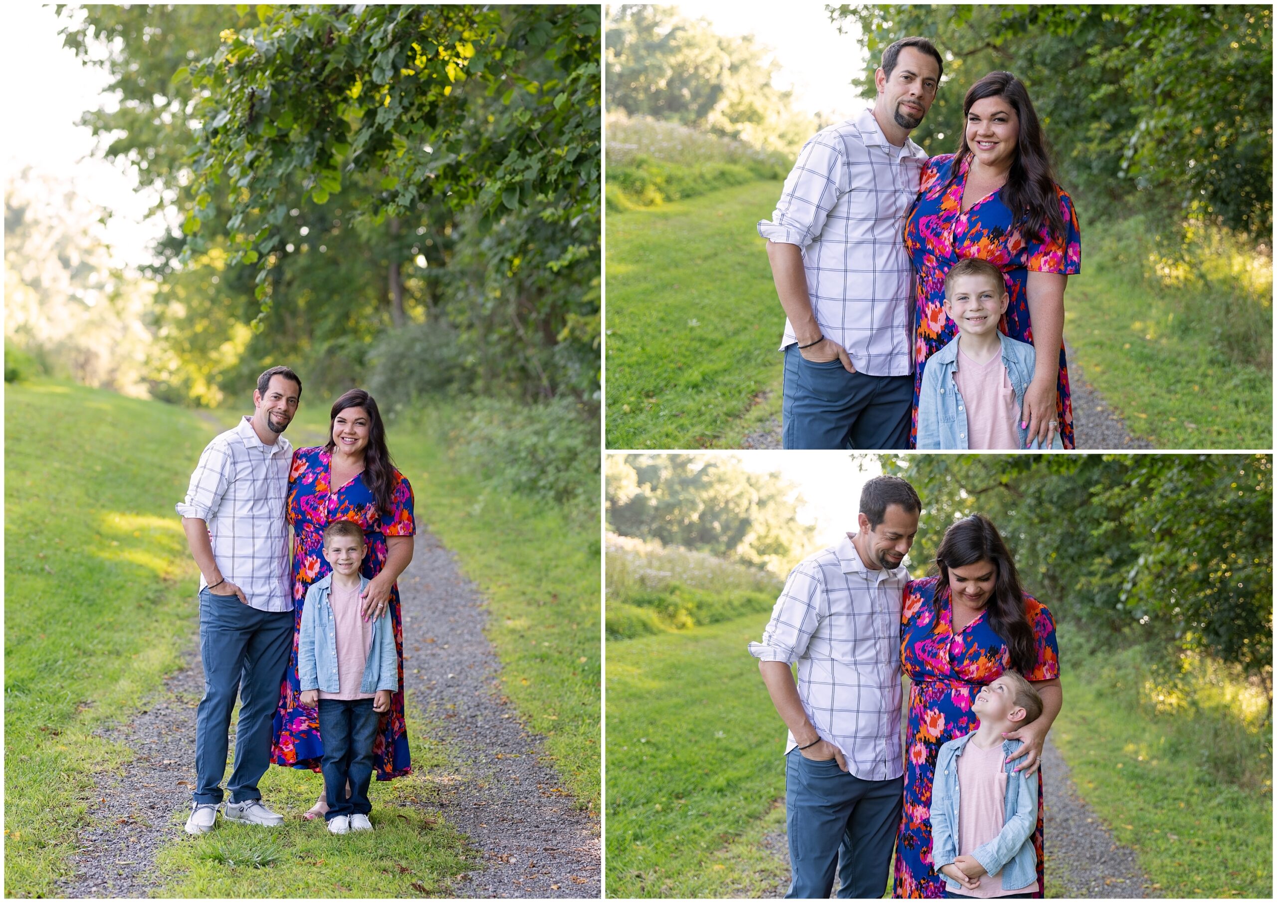 Outdoor Family Portrait Session in Boyce Park located in Plum, PA 