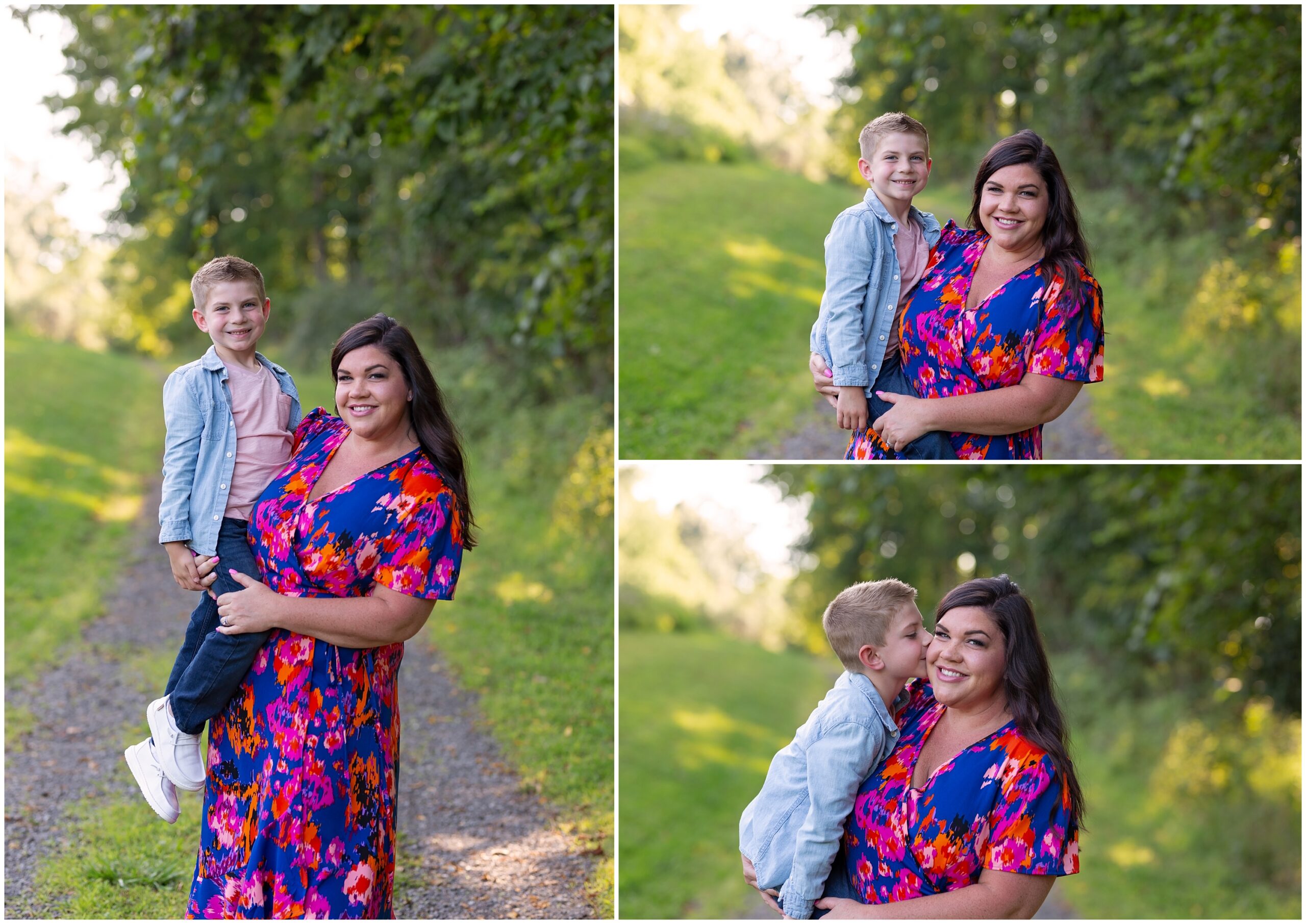 Outdoor Family Portrait Session in Boyce Park located in Plum, PA 