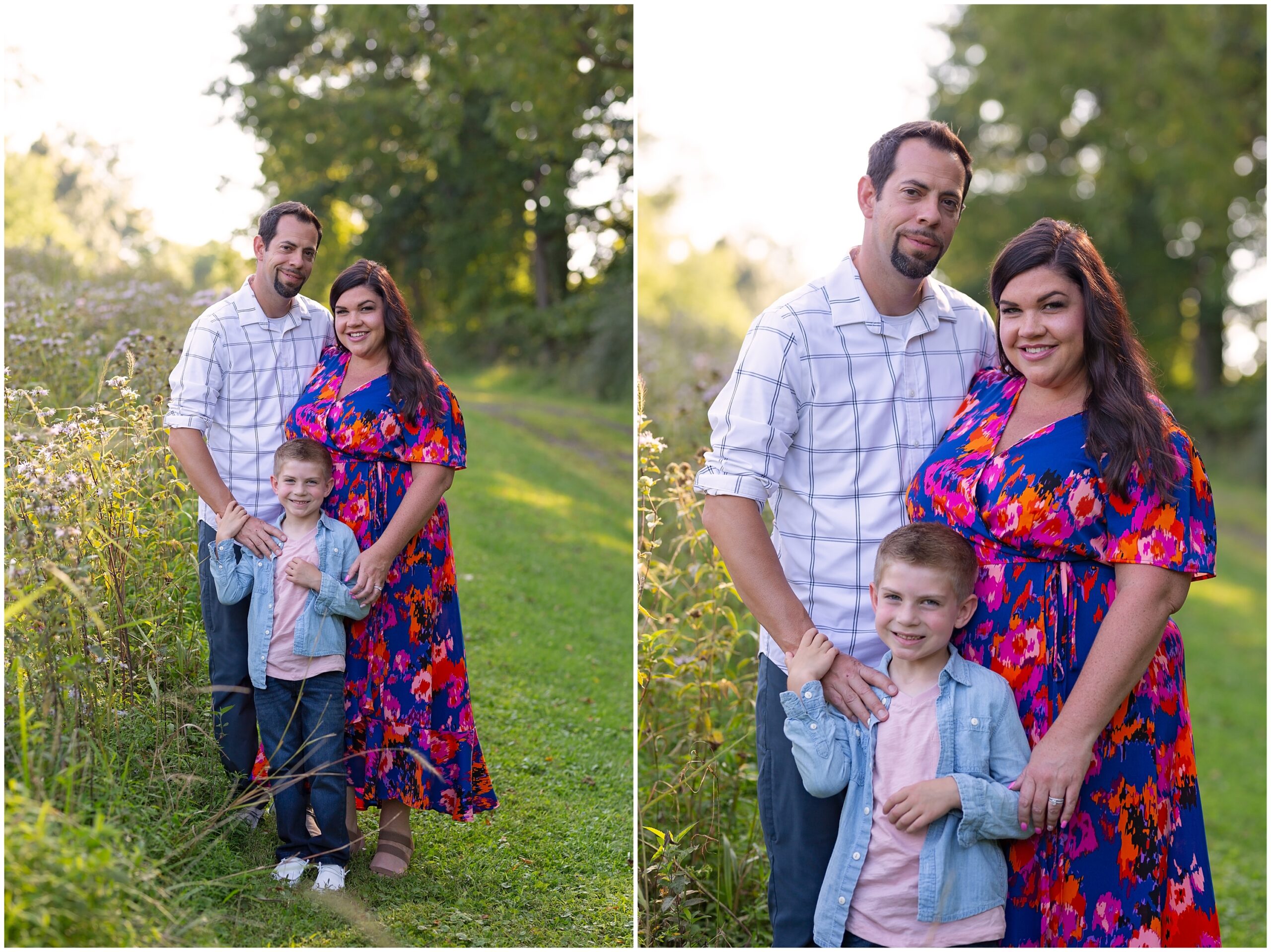 Outdoor Family Portrait Session in Boyce Park located in Plum, PA 