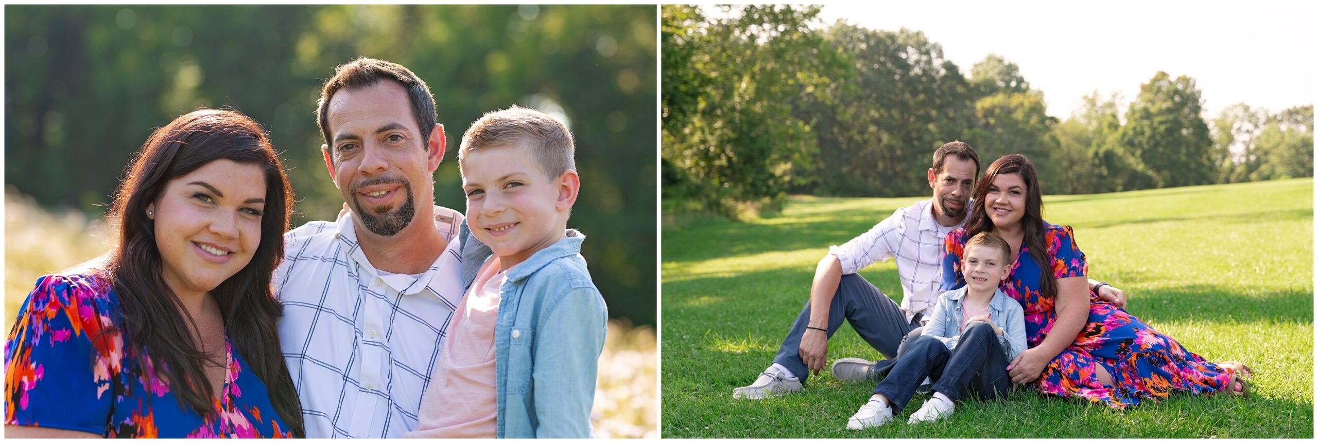 Outdoor Family Portrait Session in Boyce Park located in Plum, PA 