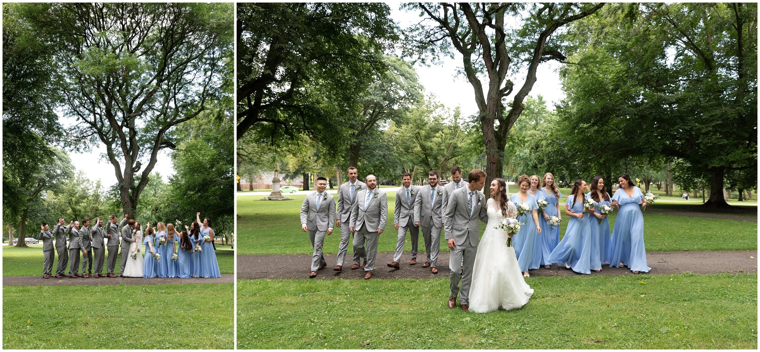 Allegheny Commons Park Wedding Photos by Pittsburgh Wedding Photographer Catherine Acevedo Photography