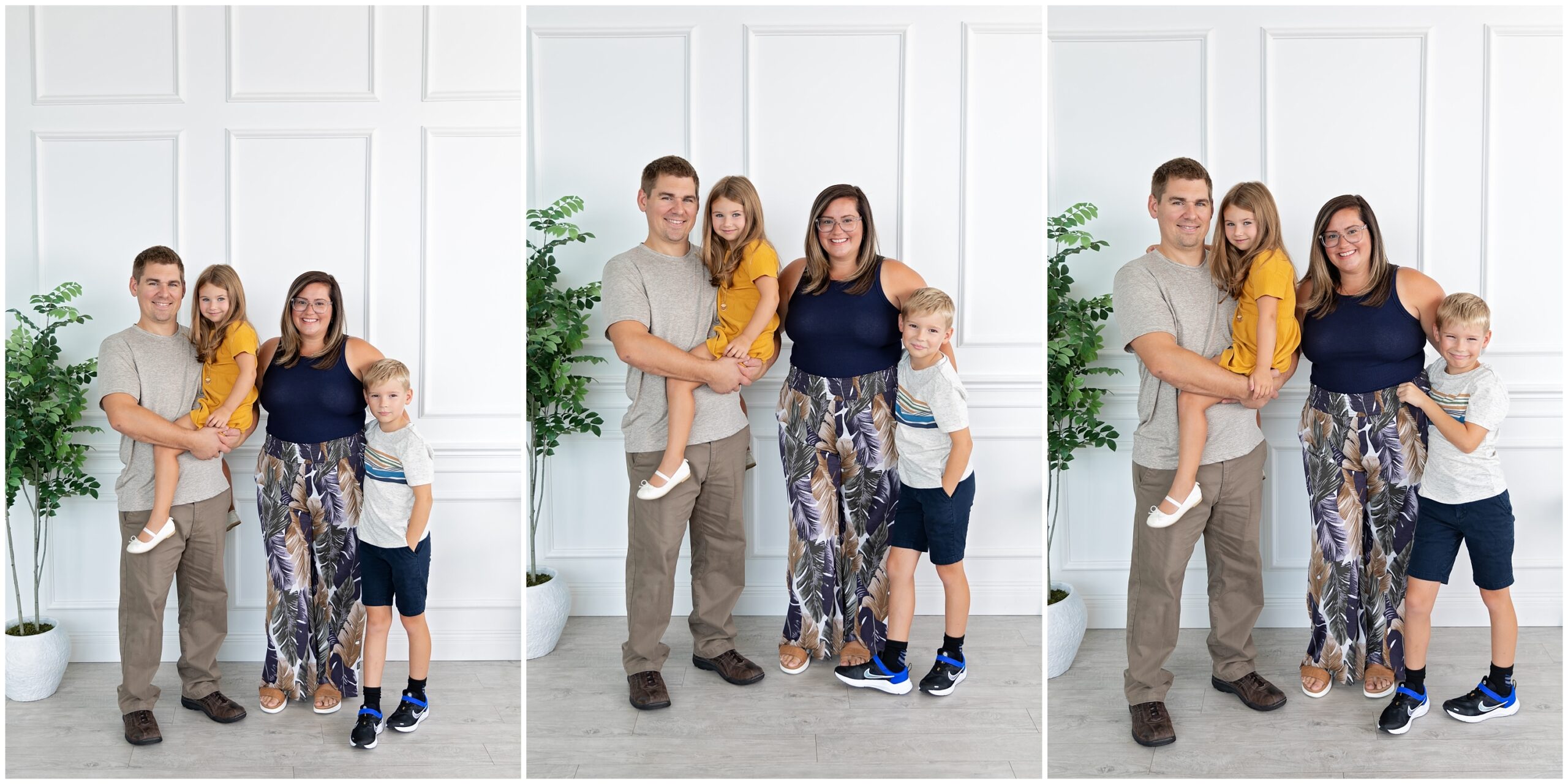 Studio Family Portrait Session in Pittsburgh, PA - Luxe Loft - East End Loft Studio Session in Point Breeze by Plum Borough Family Photographer Catherine Acevedo Photography
