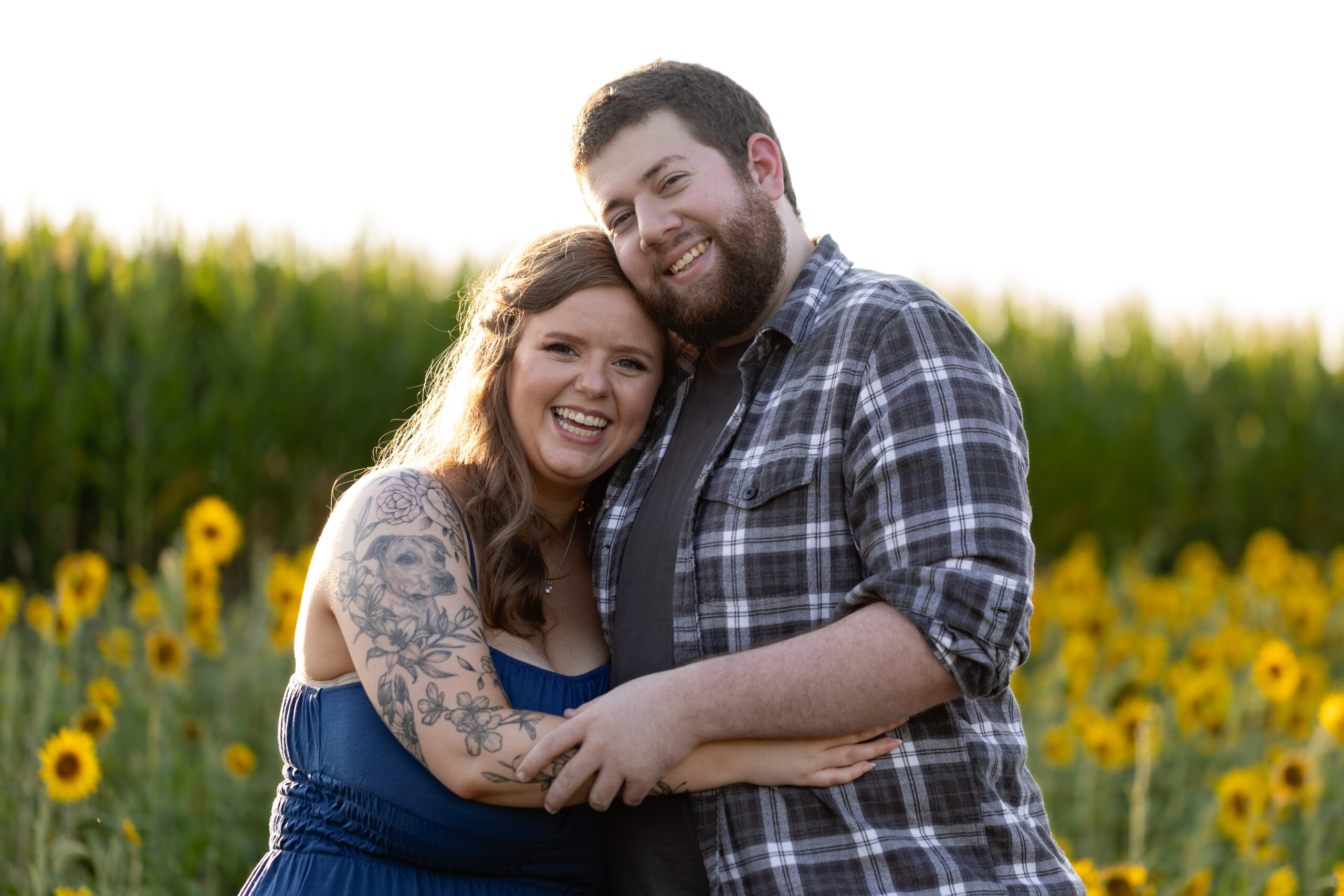 Renshaw Farm Sunflower Field Photo Session in Freeport PA photographed by Pittsburgh Photographer Catherine Acevedo Photography